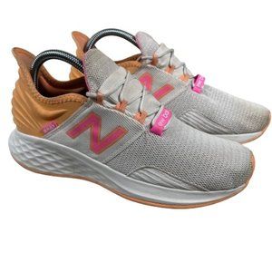 New Balance Fresh Foam Roav V1 Women’s Size 9.5 Running Shoes White Peach Pink